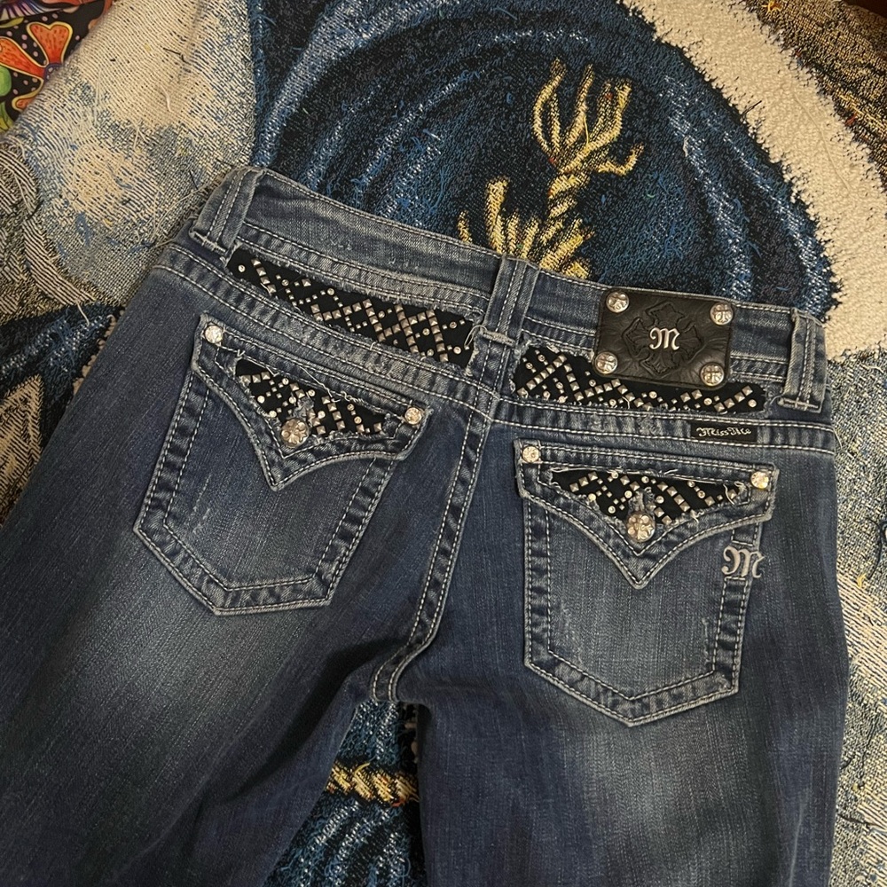 Miss me studded bootcut jeans